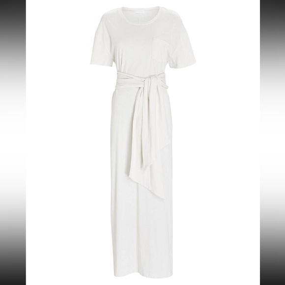 JONATHAN SIMKHAI STANDARD Sara T-Shirt Dress White Casual sz S - Picture 4 of 5